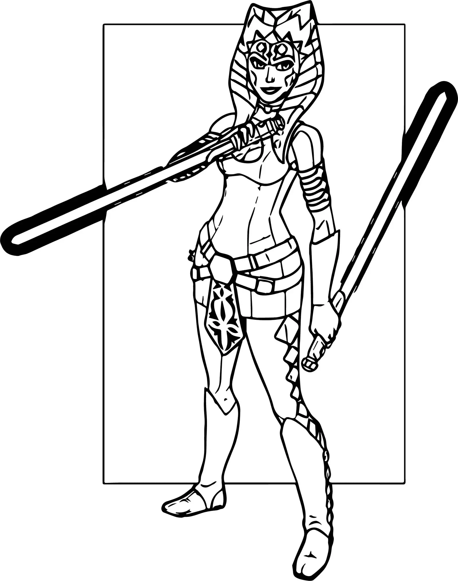 Ahsoka Coloring Pages 25