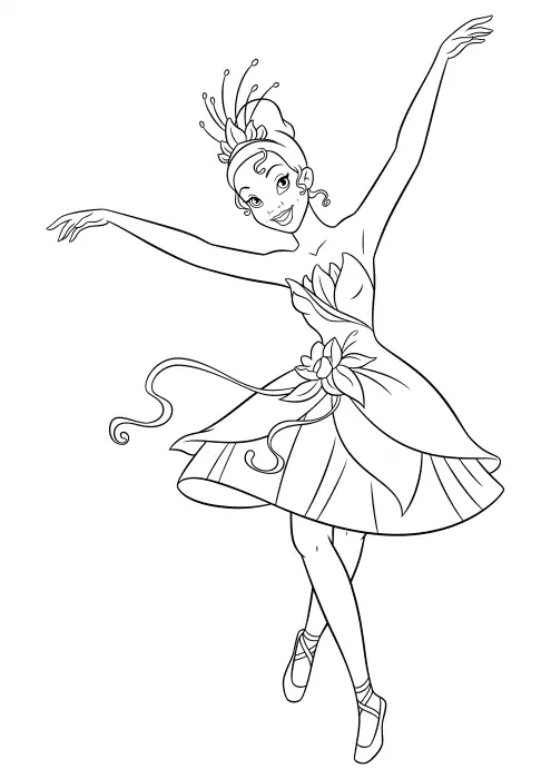 Ballerina Coloring Pages 17