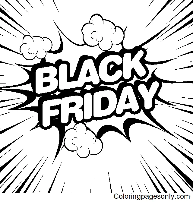Black Friday Ausmalbilder 11