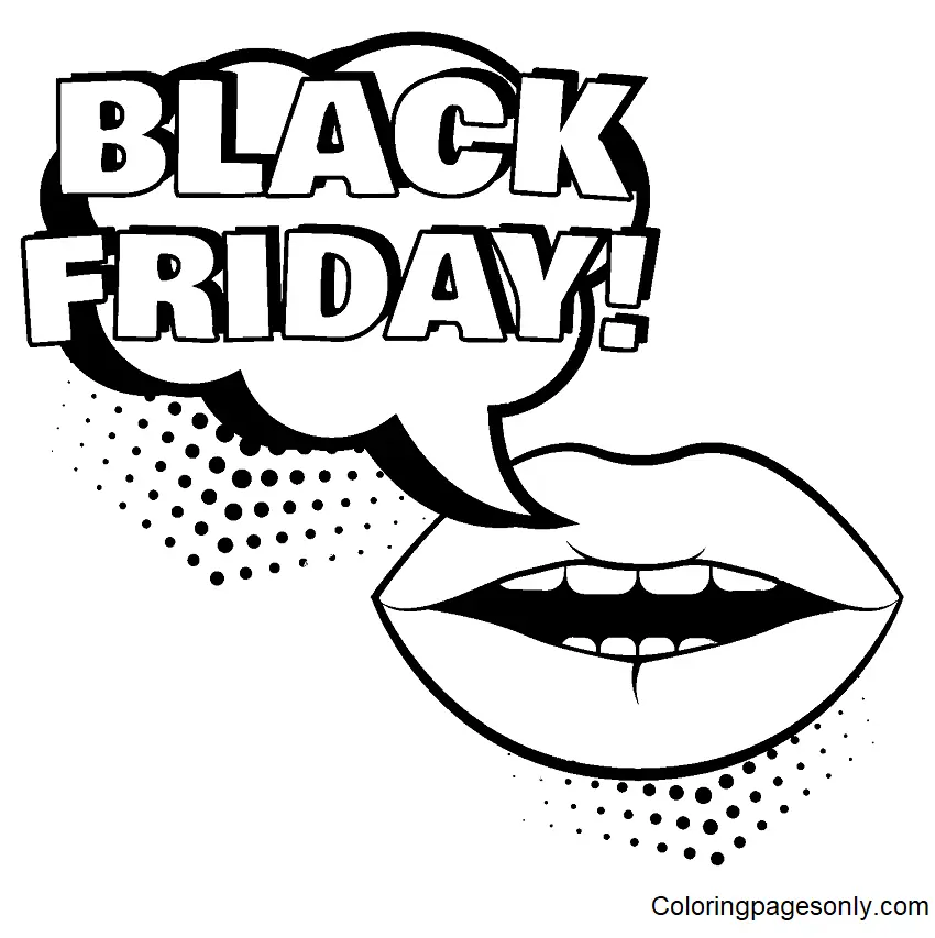 Black Friday Ausmalbilder 12