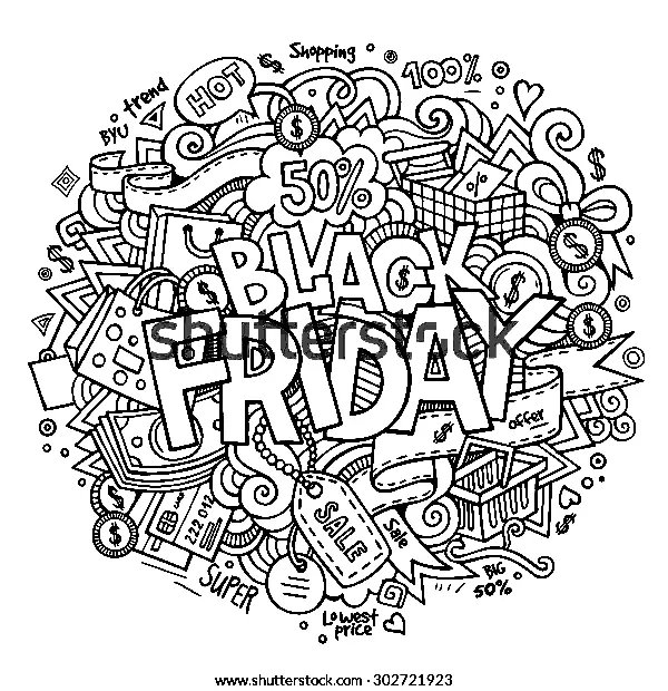 Black Friday Ausmalbilder 15