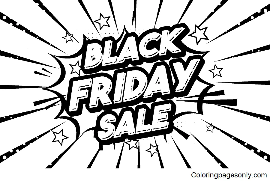 Black Friday Ausmalbilder 16