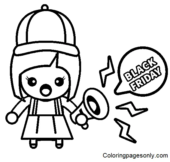 Black Friday Ausmalbilder 18