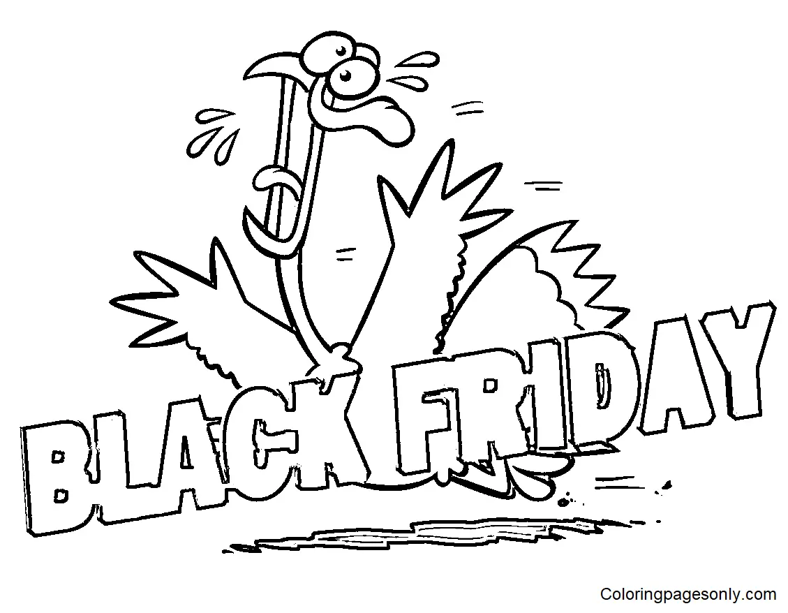 Black Friday Ausmalbilder 7