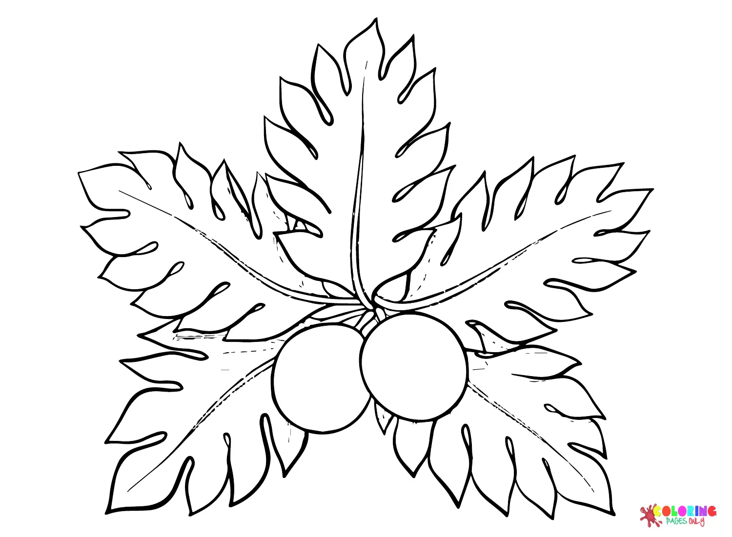 Breadfruit Coloring Pages 1
