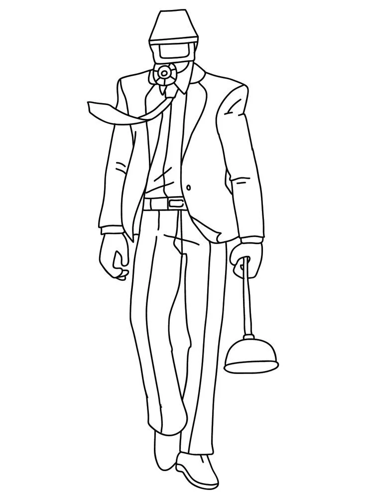 Cameraman Coloring Pages 12