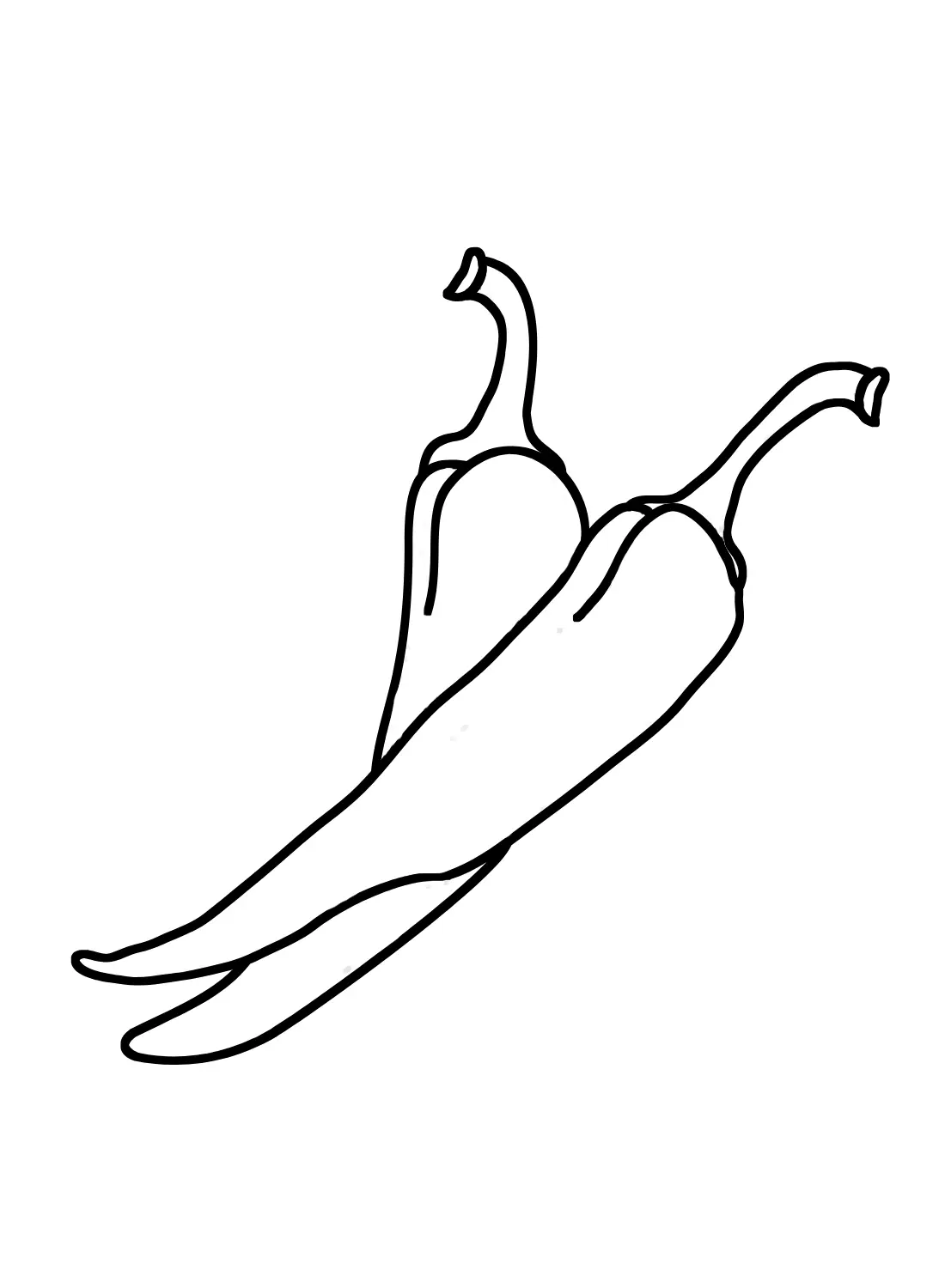 Chili Pepper Coloring Pages 5