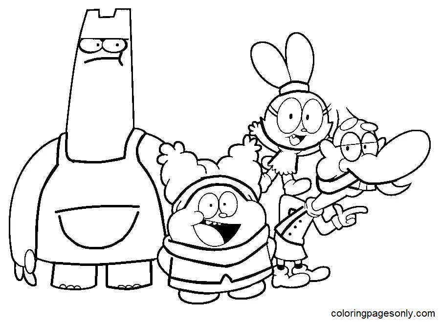Chowder Coloring Pages 2