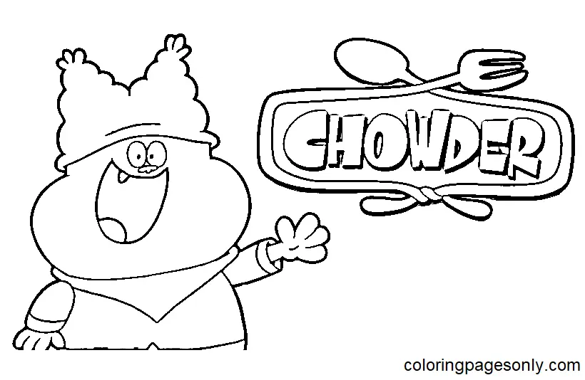 Chowder Coloring Pages 21