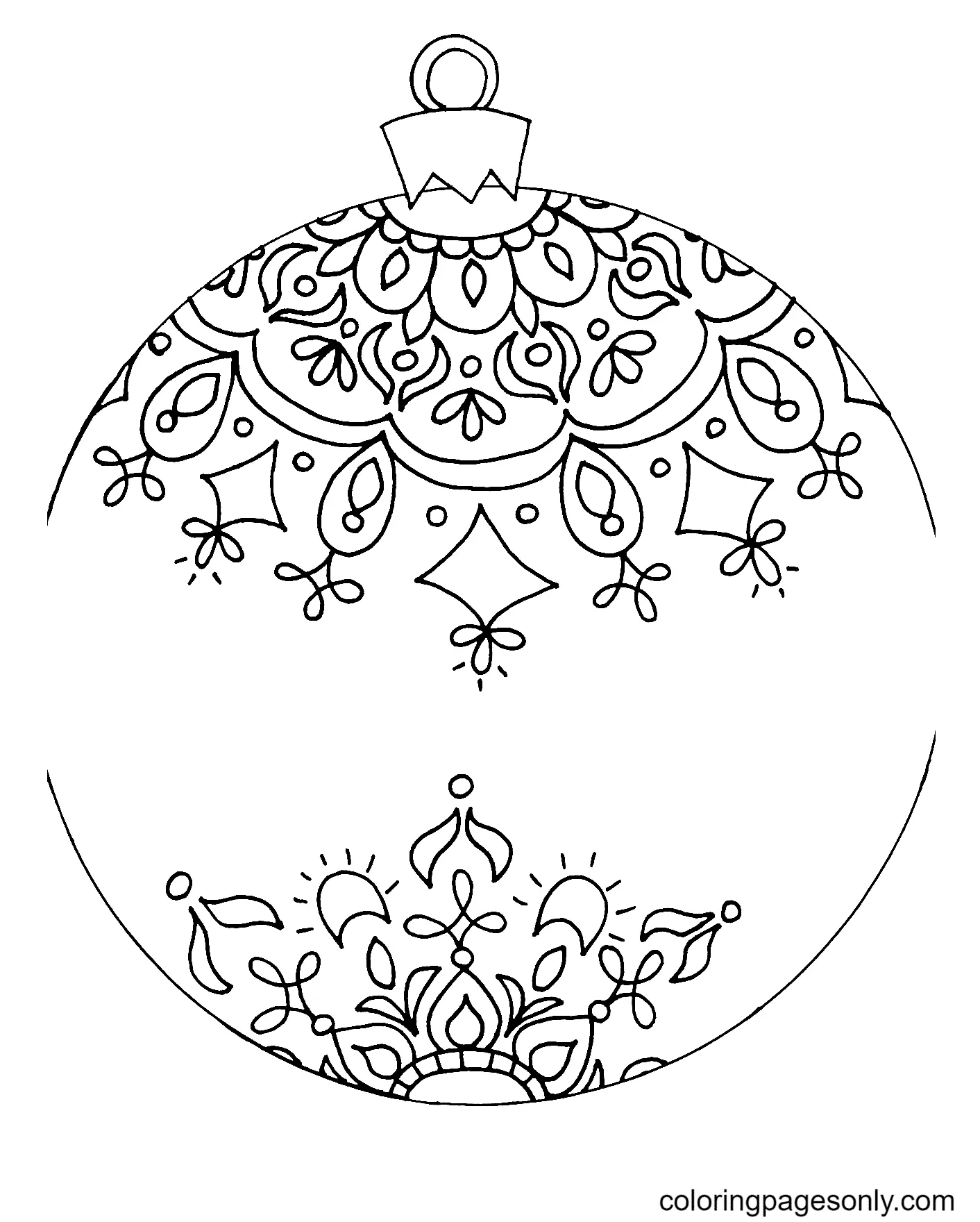 Christmas Ornaments Coloring Pages 32