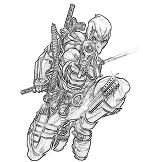 Deadpool Para Colorear 97