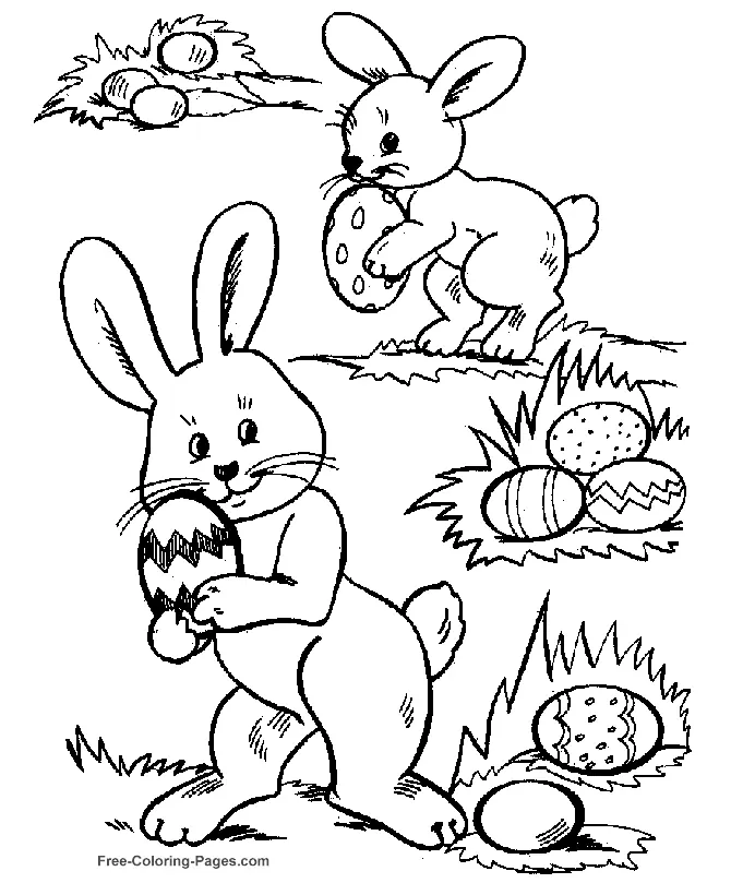 Pascoa para colorir 296