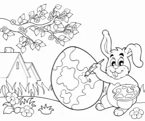 Easter Eggs Coloring Pages 105