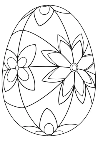 Easter Eggs Coloring Pages 48