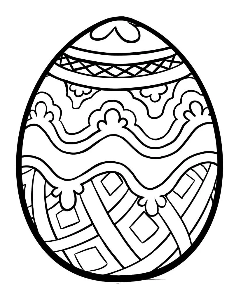 Easter Eggs Coloring Pages 78
