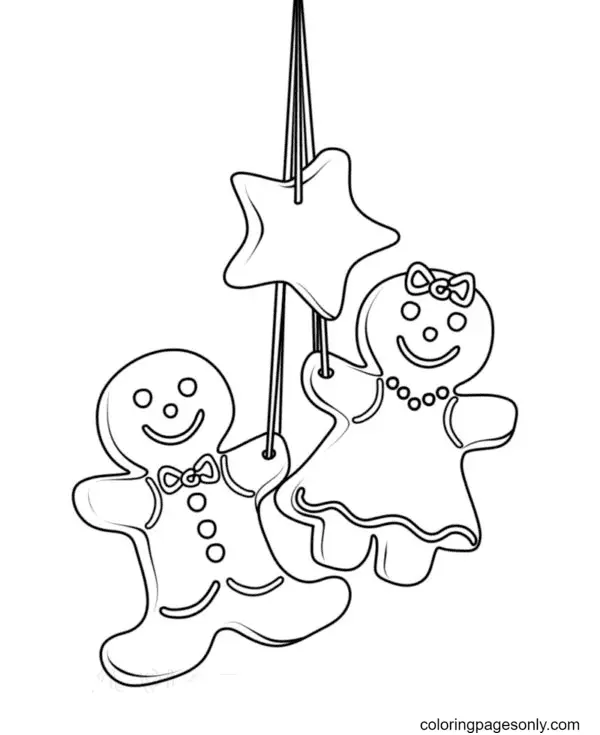 Gingerbread Man Coloring Pages 42