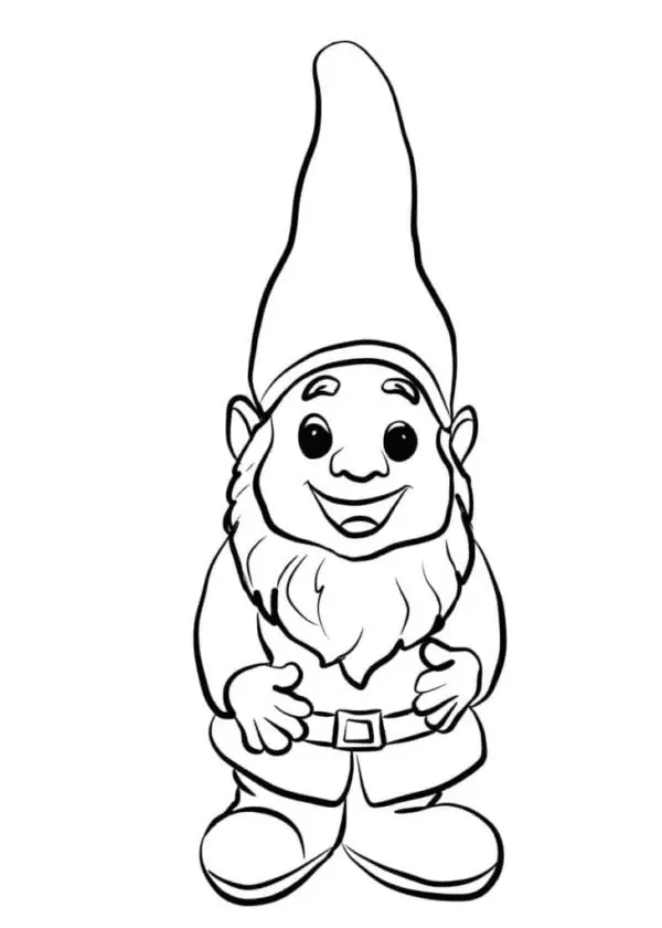 Gnome Coloring Pages 17