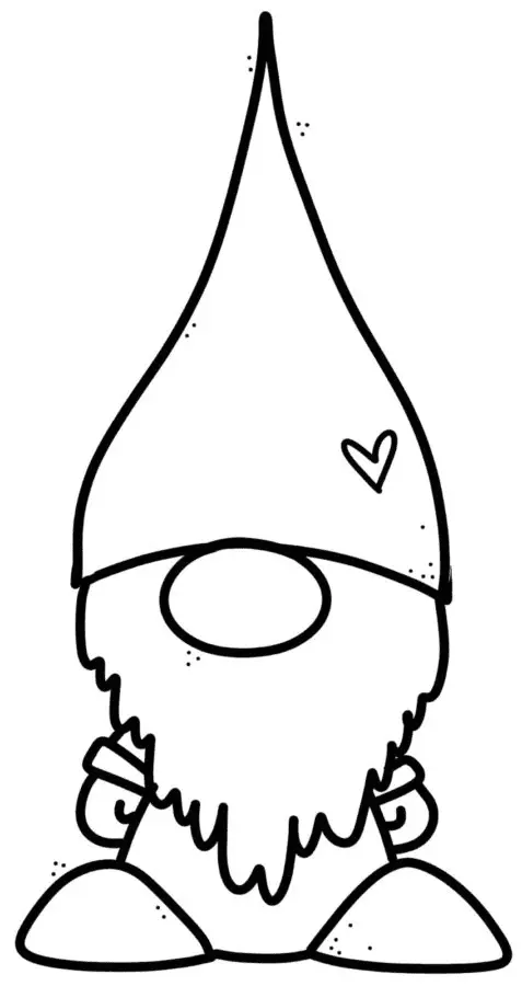 Gnome Coloring Pages 41