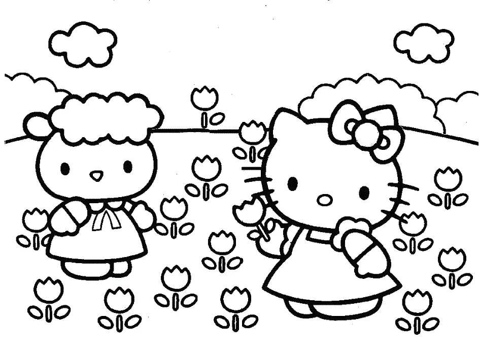 Hello Kitty und Freunde Ausmalbilder 21