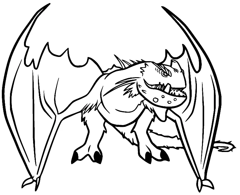 Como Entrenar A Tu Dragon Para Colorear 2