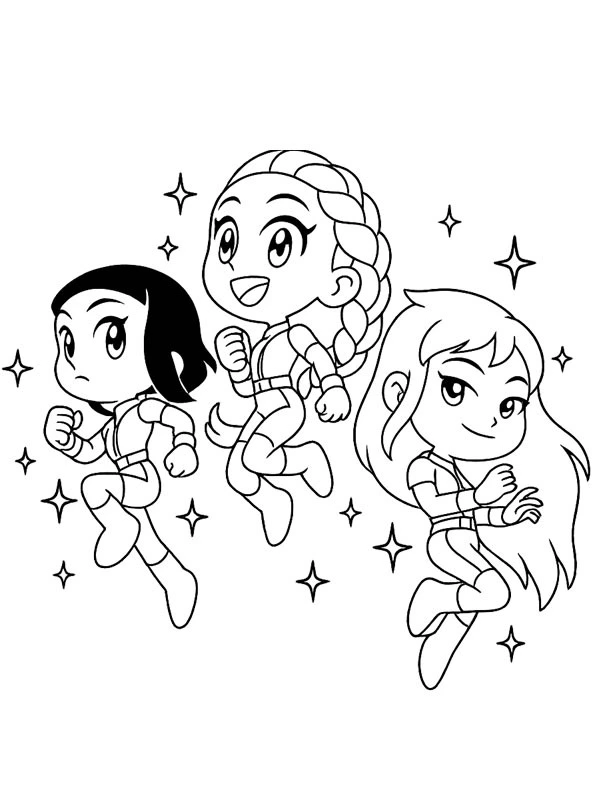 Huntrix Ausmalbilder 10