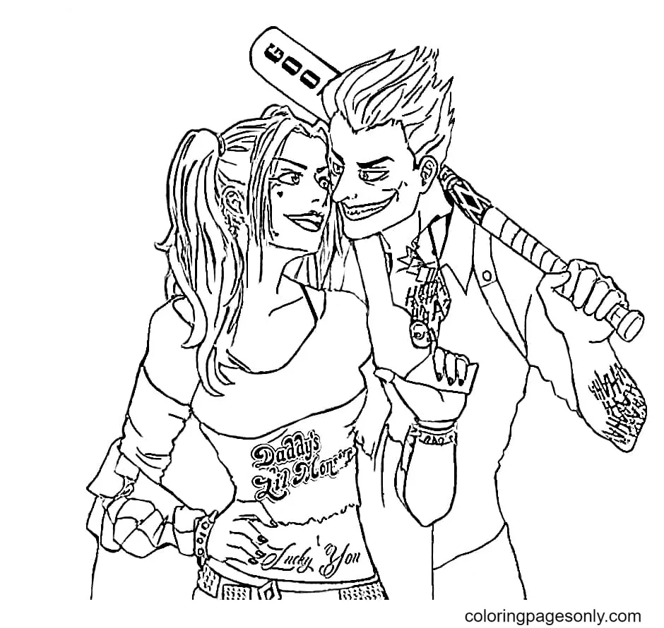 Joker Coloring Pages 12