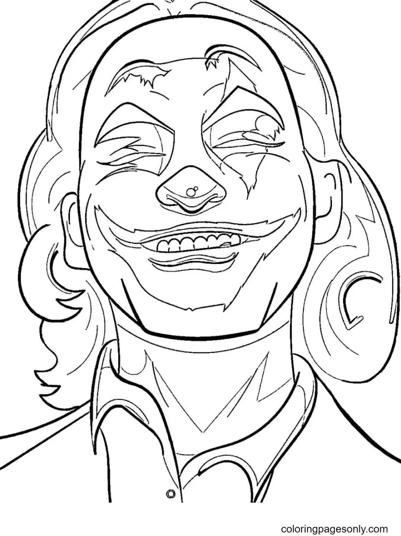 Joker Coloring Pages 16
