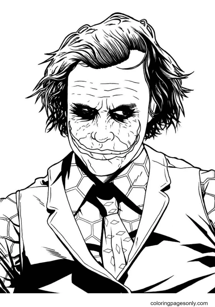 Joker Coloring Pages 27