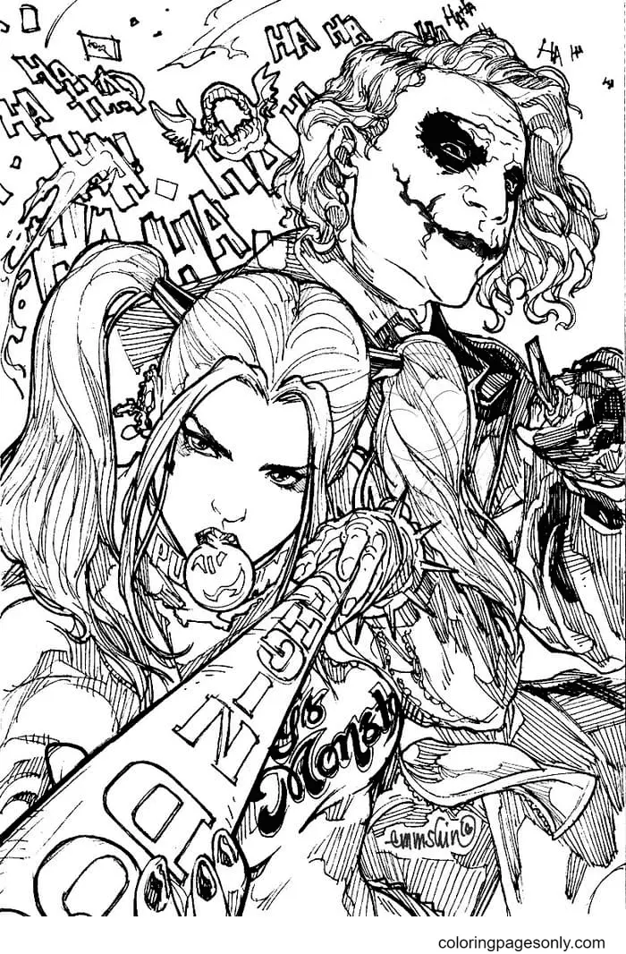 Joker Coloring Pages 34