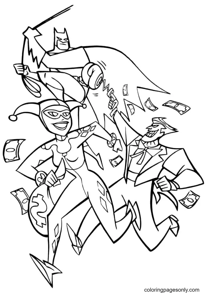 Joker Coloring Pages 36