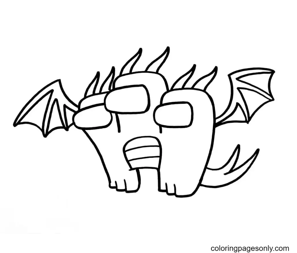 King Ghidorah Coloring Pages 9