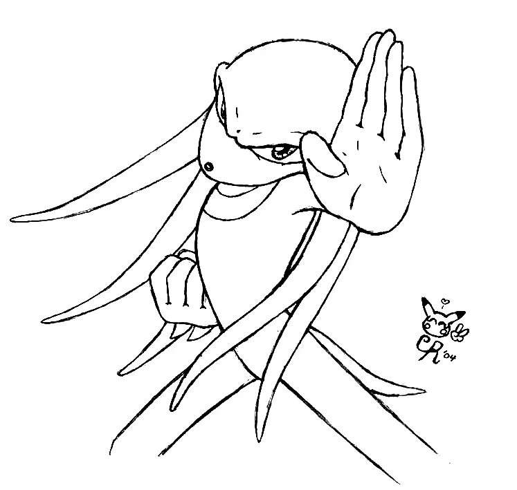 Knuckles Ausmalbilder 64
