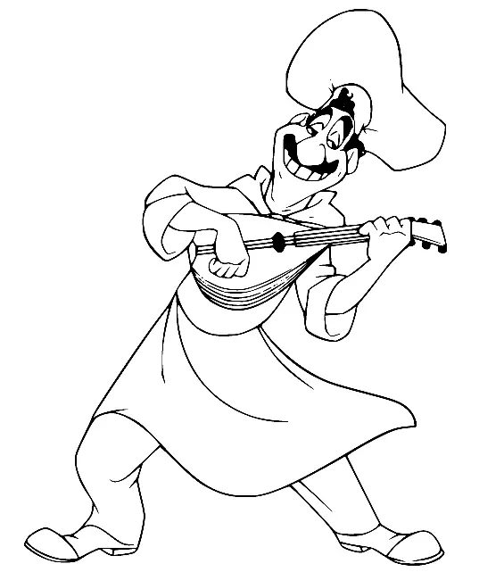 La Dama Y El Vagabundo Para Colorear 36