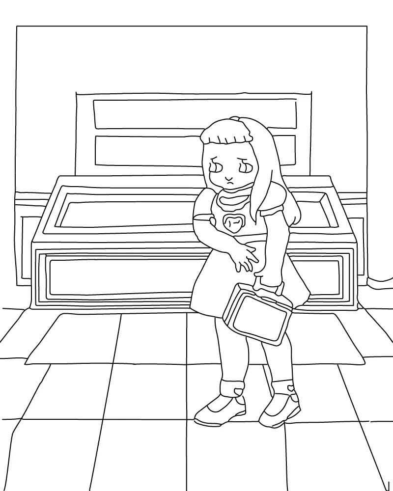 Melanie Martinez Para Colorir 2