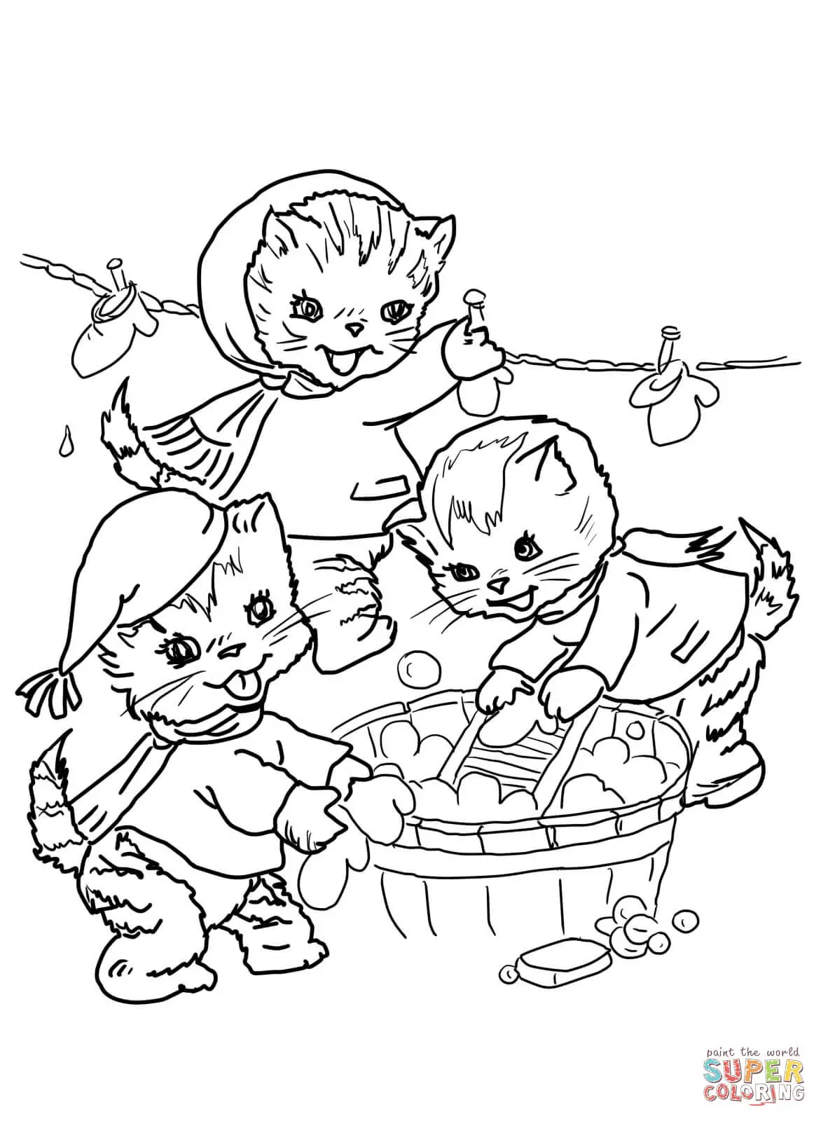 Rimas Infantiles de Mama Ganso Para Colorear 41