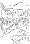 Desenhos de Montanhas Para Colorir 16