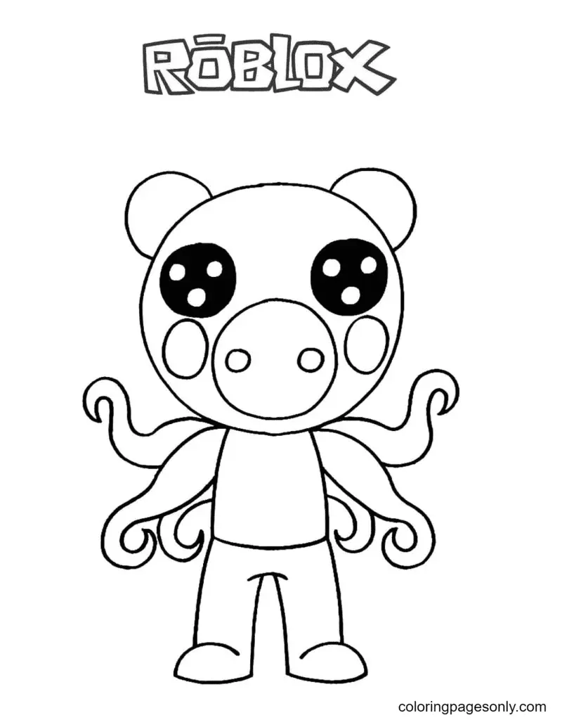 Desenhos de Piggy Para Colorir 32