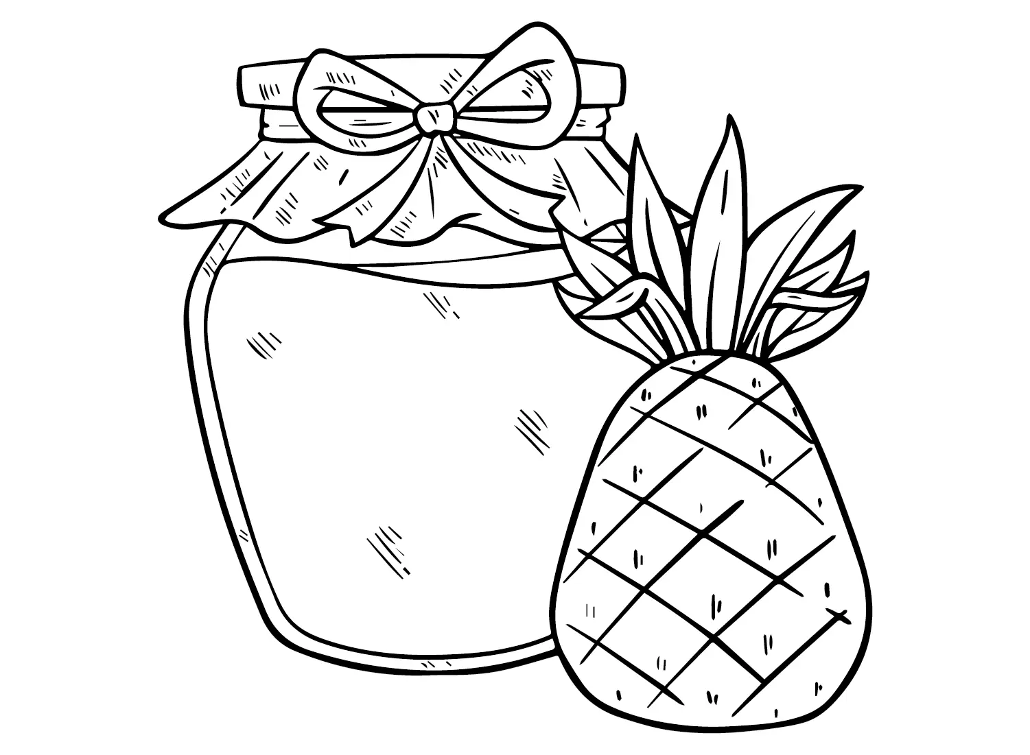 Ananas Ausmalbilder 46