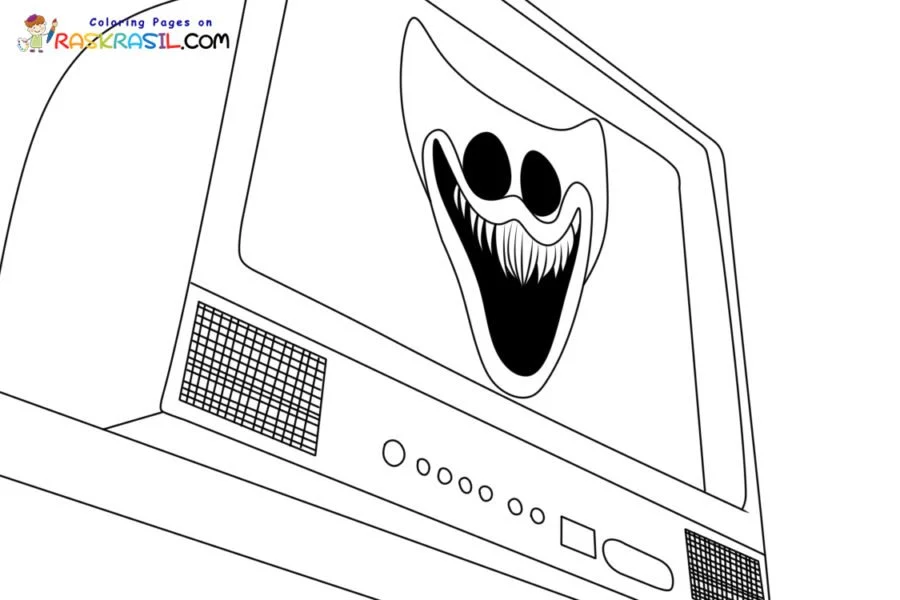 Poppy Playtime Chapter 3 Coloring Pages 11