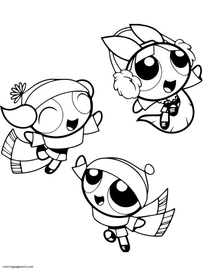 Powerpuff Girls Coloring Pages 16