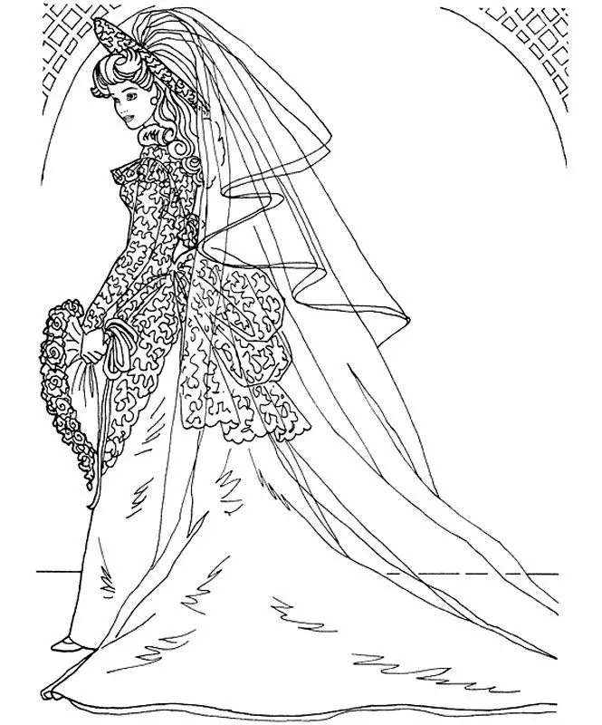 Princess Bride Coloring Pages 8