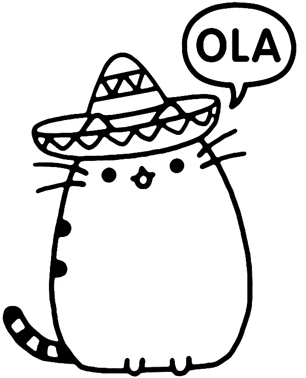 Pusheen Para Colorear 204