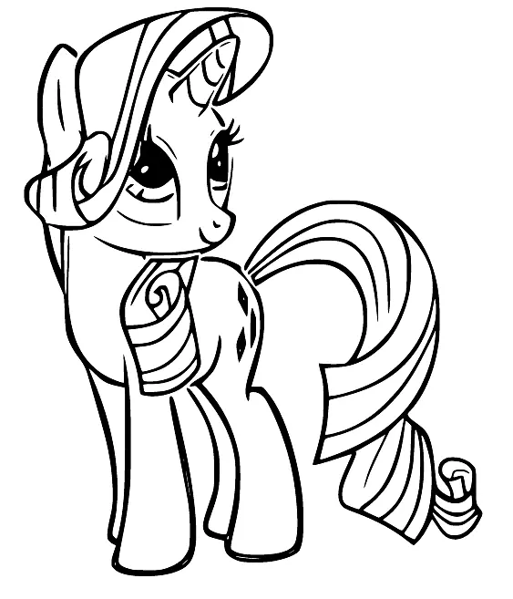 Rarity Coloring Pages 36