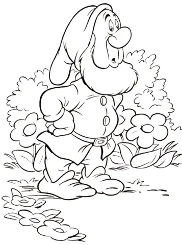 Snow White and the Seven Dwarfs Coloring Pages