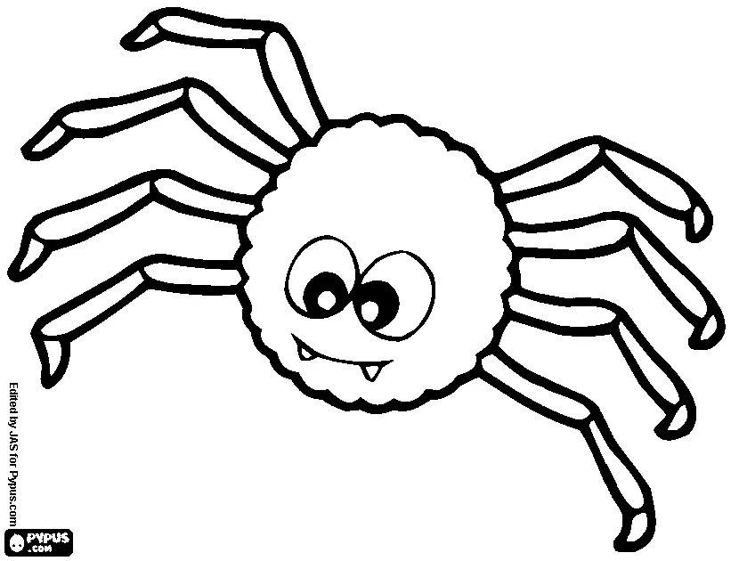 Spider Coloring Pages 25