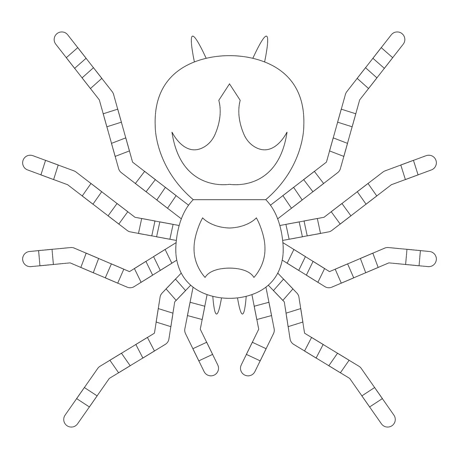 Spider Coloring Pages 9