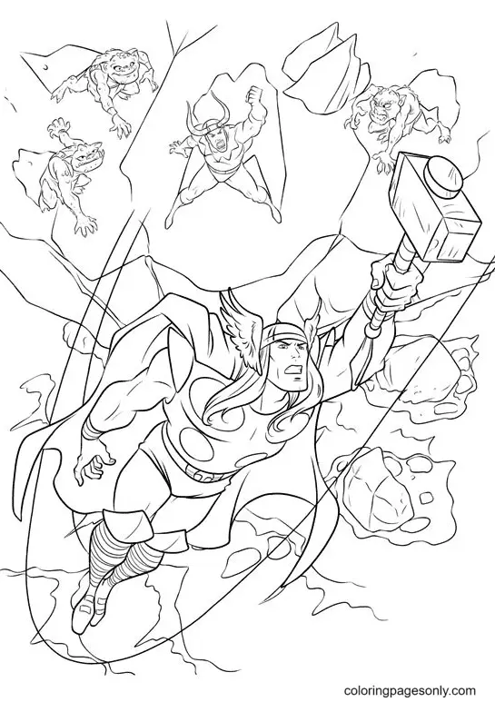Thor Coloring Pages 29