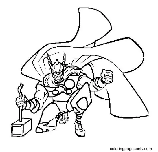 Thor Coloring Pages 35