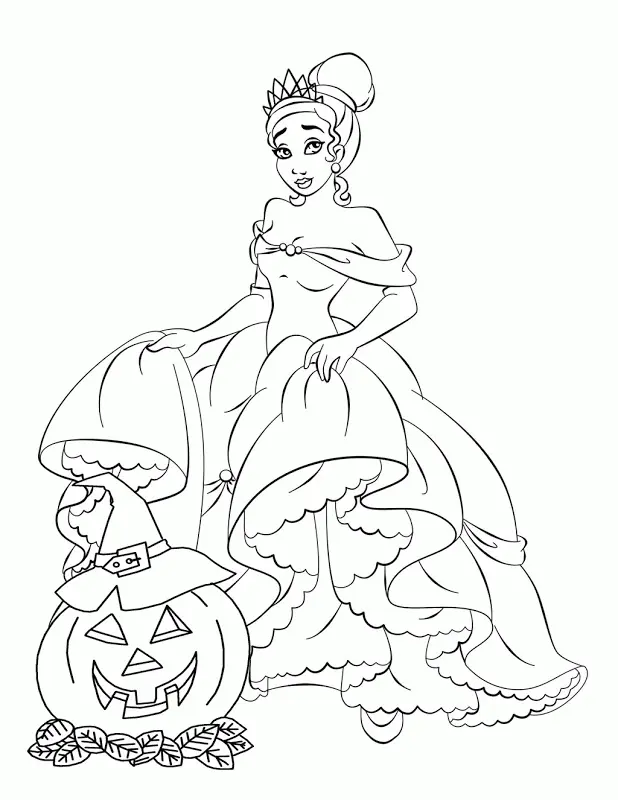 Tiana Ausmalbilder 16