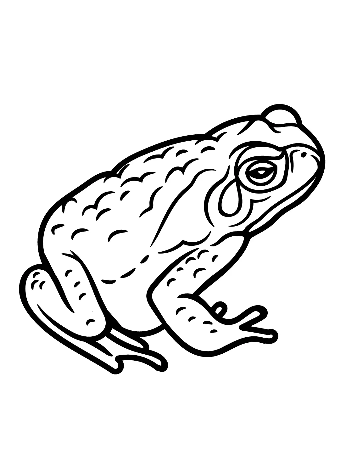 Toad Coloring Pages 4